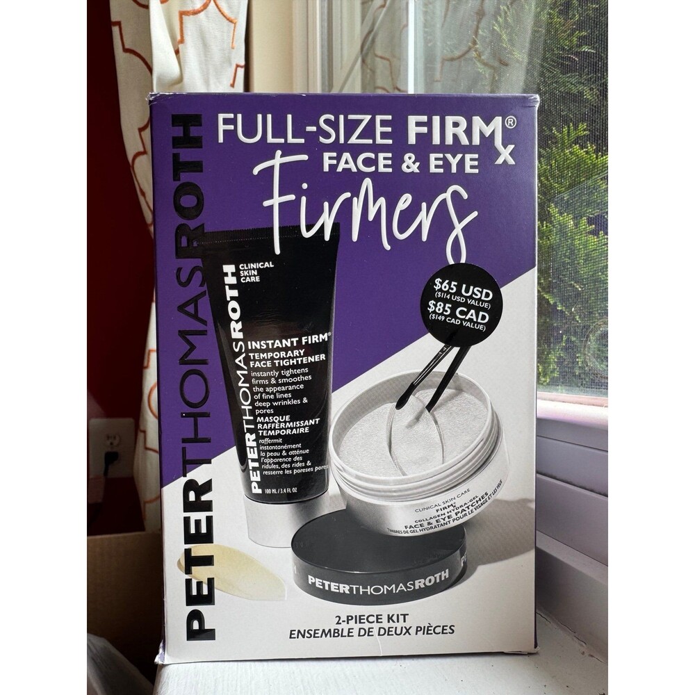 Peter Thomas Roth Full size Face and Eye Firmers 2 piece set.